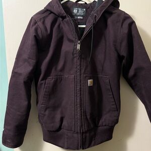Carhartt Maroon Loose Fit Jacket